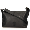 TOREBKA DAMSKA TOSCANIO F222, CZARNY, SKÓRA, NATURALNA