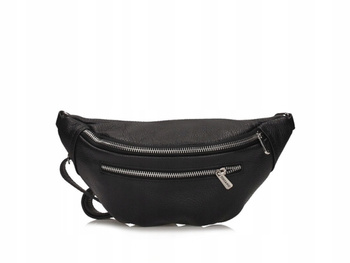 TOREBKA, NERKA DAMSKA TOSCANIO C192, CZARNY , SKÓRA NATURALNA