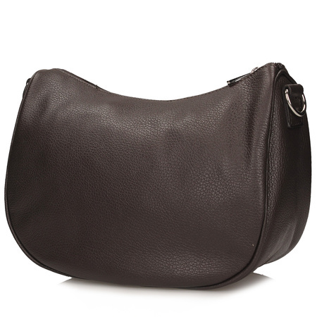 TOREBKA DAMSKA TOSCANIO G139, SKÓRA NATURALNA, CZEKOLADOWY BRĄZ