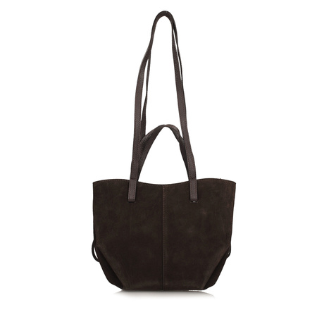 TOREBKA DAMSKA TOSCANIO G159, SKÓRA NATURALNA, CZEKOLADOWY BRĄZ