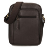 TOREBKA MĘSKA TOSCANIO T1139, BRĄZ, SKÓRA