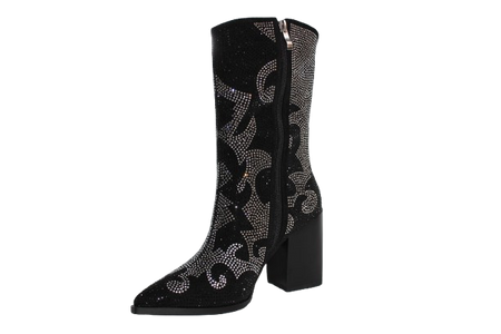 KOZAKI, KOWBOJKI GOE OO2N4230 CZARNY