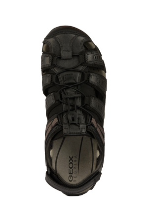 SANDAŁY GEOX U4524C, S.STRADA, BLACK