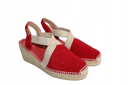 ESPADRYLE TONI PONS TONA VERMELL, RED ROZM. 37