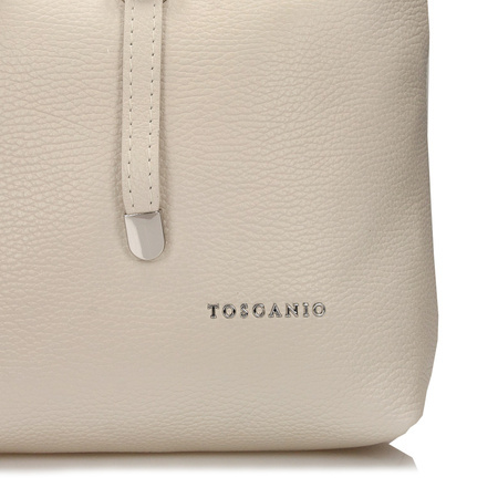 TOREBKA DAMSKA TOSCANIO A88 KREM SKÓRA NATURALNA