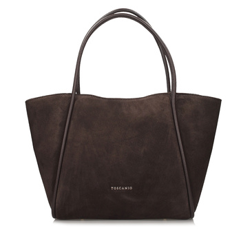 TOREBKA DAMSKA TOSCANIO G161, SKÓRA NATURALNA, CZEKOLADOWY BRĄZ