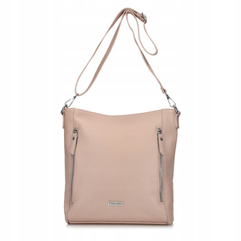 TOREBKA DAMSKA TOSCANIO F37, SKÓRA NATURALNA