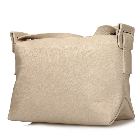 TOREBKA DAMSKA TOSCANIO F222, KREM, SKÓRA NATURALNA