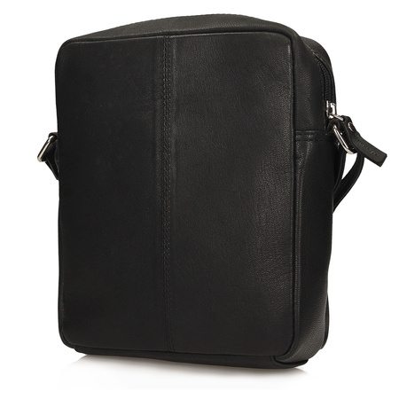 TOREBKA MĘSKA TOSCANIO T1149, CZARNY, SKÓRA