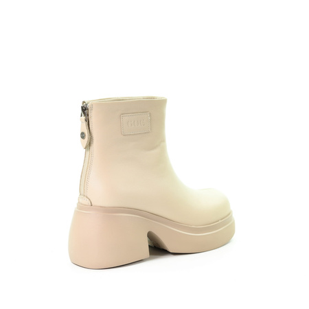 BOTKI GOE OO2N4155, BEŻOWY