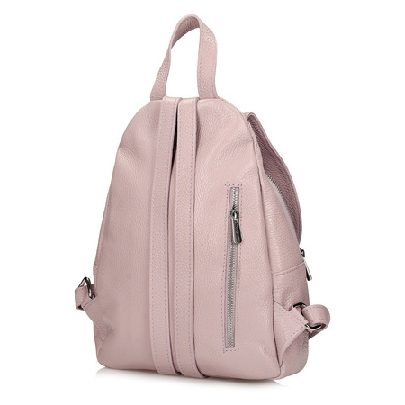 PLECAK DAMSKI TOSCANIO A186, SKÓRA NATURALNA, RÓŻ