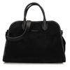 TOREBKA DAMSKA TOSCANIO G55, SKÓRA NATURALNA, CZARNY