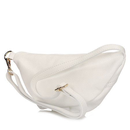 NERKA, SASZETKA DAMSKA TOSCANIO A55, BIAŁY, SKÓRA