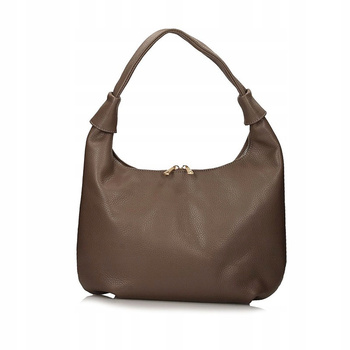 TOREBKA DAMSKA TOSCANIO C240, BEŻOWY, SKÓRA