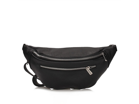 TOREBKA, NERKA DAMSKA TOSCANIO C192, CZARNY, SKÓRA NATURALNA