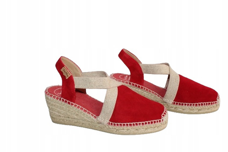 ESPADRYLE TONI PONS TONA VERMELL, RED ROZM. 37