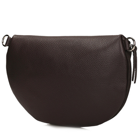 TOREBKA DAMSKA TOSCANIO F274, SKÓRA NATURALNA, CZEKOLADOWY BRĄZ