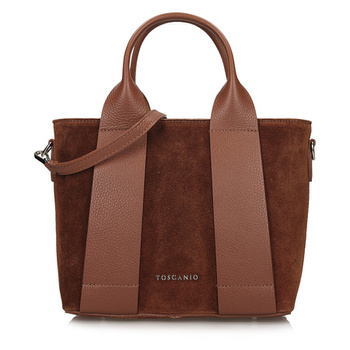 TOREBKA TOSCANIO G41, BRĄZ SKÓRA NATURALNA