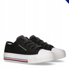 TRAMPKI, SNEAKERSY TOMMY HILFIGER T3A9-33185 LOWCUT BLACK R. 36