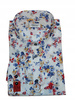 KOSZULA TUDOR DŁUGI RĘKAW SLIM KWIATY 45 - 176/182