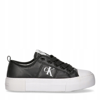 TRAMPKI, SNEAKERSY CALVIN KLEIN V3A9-80796 LOWCUT BLACK