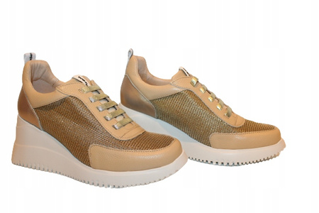 PÓŁBUTY, SNEAKERSY WONDERS G-6604 NATURAL R. 40