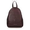 PLECAK DAMSKI TOSCANIO A186, SKÓRA NATURALNA, BORDOWY