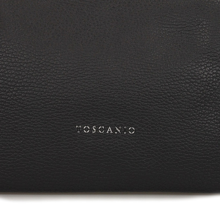 TOREBKA DAMSKA TOSCANIO B60, SKÓRA NATURALNA, CZARNY