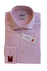 KOSZULA TUDOR DŁUGI RĘKAW SLIM 176/182, RÓŻ