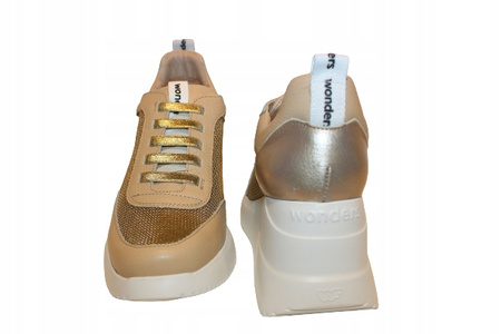 PÓŁBUTY, SNEAKERSY WONDERS G-6604 NATURAL R. 40
