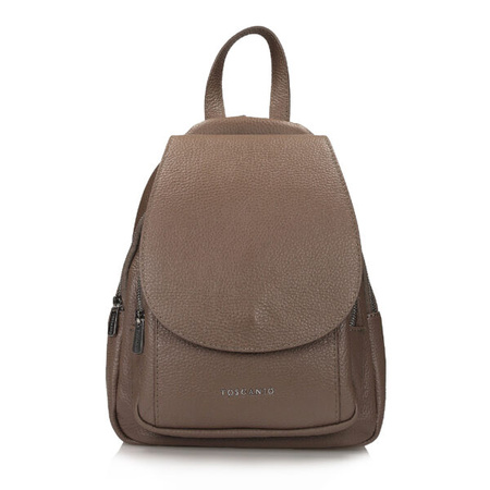 PLECAK DAMSKI TOSCANIO A186, SKÓRA NATURALNA, BEŻ