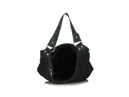 TOREBKA DAMSKA TOSCANIO A284 ZIELEŃ, SKÓRA NATURALNA ZAMSZOWA, WOREK