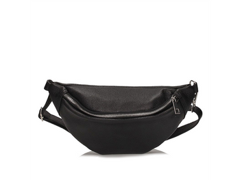 TOREBKA, NERKA DAMSKA TOSCANIO A55, CZARNY, SKÓRA NATURALNA