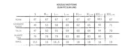 KOSZULA ELPASSO DŁUGI RĘKAW REGULA 45/46 - 176/182
