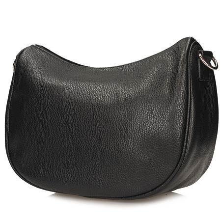 TOREBKA DAMSKA TOSCANIO G139, SKÓRA NATURALNA, CZARNY