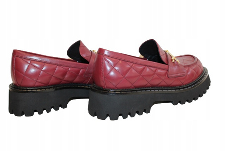 MOKASYNY, PÓŁBUTY TUFFONI 1021052LL BORDO