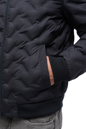 KURTKA MĘSKA GEOX, BOMBER, M5628R T3271, NAVY