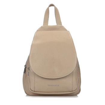 PLECAK DAMSKI TOSCANIO A186, SKÓRA NATURALNA, BEŻ