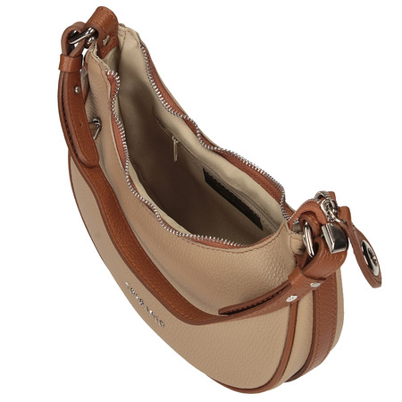 TOREBKA DAMSKA TOSCANIO G75, SKÓRA NATURALNA, BEŻ