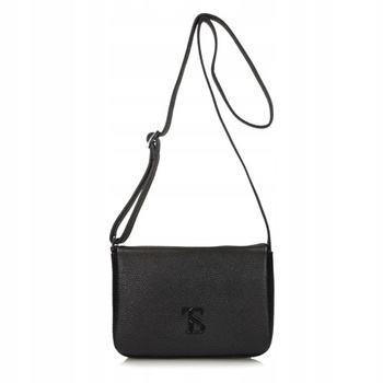 TOREBKA DAMSKA TOSCANIO F150 CZARNY, SKÓRA NATURALNA