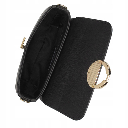 TOREBKA DAMSKA TOSCANIO E103 CZARNY, SKÓRA NATURALNA