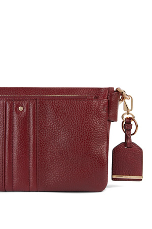 TOREBKA DAMSKA GEOX D46ZCA, SKÓRA NATURALNA, BURGUND