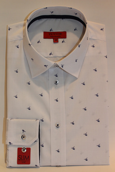 KOSZULA TUDOR DŁUGI RĘKAW SLIM 40 - 176/182