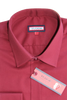 KOSZULA TUDOR DŁUGI RĘKAW SLIM 176/182, CIEMNY CZERWONY