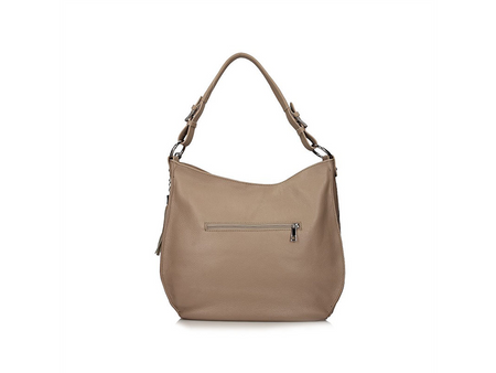 TOREBKA TOSCANIO C64, BEŻ, SKÓRA NATURALNA