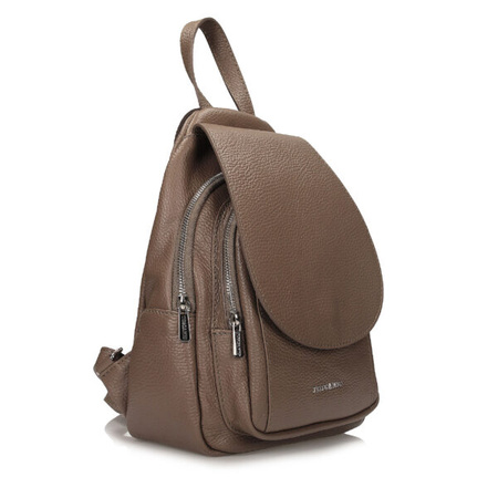 PLECAK DAMSKI TOSCANIO A186, SKÓRA NATURALNA, BEŻ