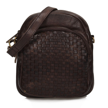 TOREBKA TOSCANIO 030, CZEKOLADOWY, SKÓRA NATURALNA VINTAGE