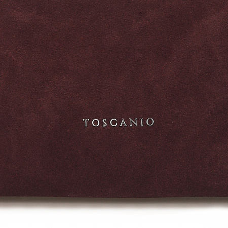 TOREBKA DAMSKA TOSCANIO G91, SKÓRA NATURALNA, BORDOWY