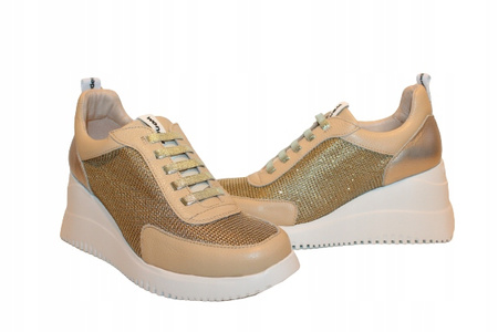 PÓŁBUTY, SNEAKERSY WONDERS G-6604 NATURAL R. 40