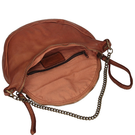 TOREBKA DAMSKA TOSCANIO C21, SKÓRA NATURALNA, RUDY